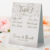 Plaque De Table Panneau supérieur de table esthétique personnalisa (In SItu (Mariage))