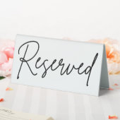 Plaque De Table Panneau Table réservée (In SItu (Mariage))