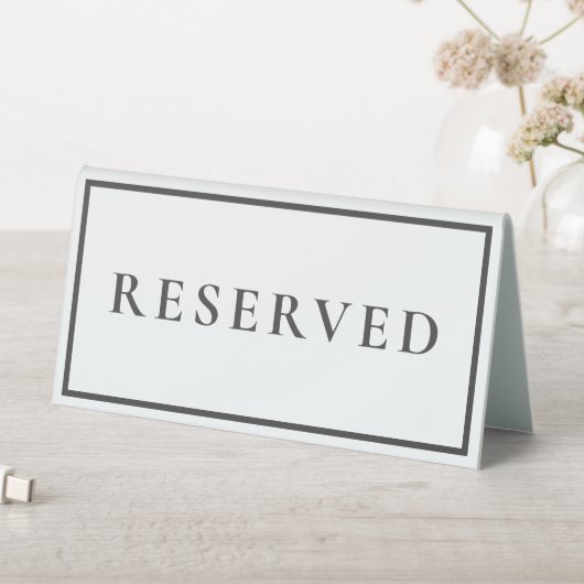 Plaque De Table Panneau Table réservée (En SItu (Tableau))