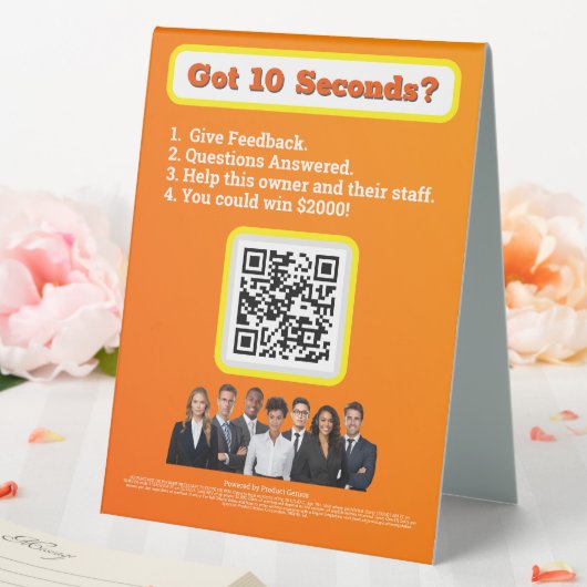 Plaque De Table Panneau Tente de table (In SItu (Mariage))