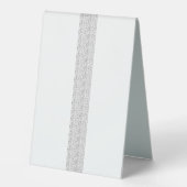 Plaque De Table Panneau Tente de table (Recto)