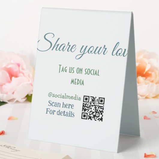 Plaque De Table Panneau Tente de table (In SItu (Mariage))