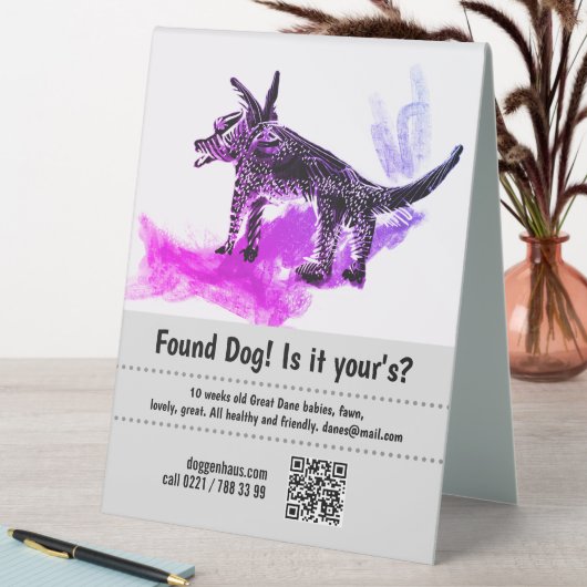 Plaque De Table Panneau Tente de table (En SItu (Tableau))