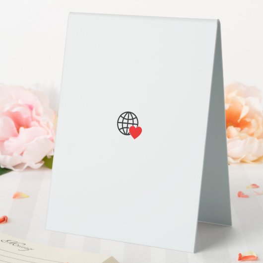 Plaque De Table Panneau Tente de table (In SItu (Mariage))