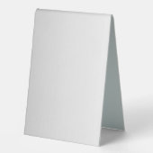 Plaque De Table Panneau Tente de table (Recto)