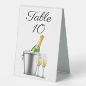 Plaque De Table Panneau Tente de table de célébration personnalisé (Recto)