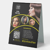 Plaque De Table Panneau Tente de table de salon personnalisé (Recto)