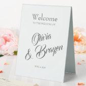 Plaque De Table Panneau Tente de table personnalisée - Affichage d (In SItu (Mariage))