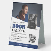 Plaque De Table Panneau Tente de table personnalisée Lancement du (Recto)