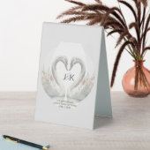 Plaque De Table Panneau tente du menu Mariage Swan (En SItu (Tableau))