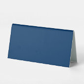 Plaque De Table Panneau Tente Table Bleue Personnalisable (Verso)