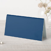Plaque De Table Panneau Tente Table Bleue Personnalisable (En SItu (Tableau))