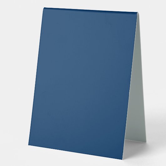 Plaque De Table Panneau Tente Table Bleue Personnalisable (Recto)