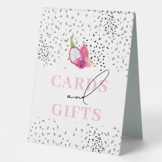 Plaque De Table Panneaux de table Pitaya Dragon Fruit Baby Sprinkl (Recto)