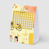 Plaque De Table Papier jaune pour album (Verso)