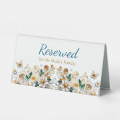 Plaque De Table Papier Quilling Fleurs Réception de mariage (Verso)