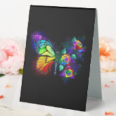 Plaque De Table Papillon arc-en-ciel (In SItu (Mariage))