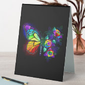 Plaque De Table Papillon arc-en-ciel (En SItu (Tableau))