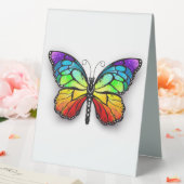 Plaque De Table Papillon arc-en-ciel monarque (In SItu (Mariage))