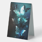 Plaque De Table Papillons de nuit à la menthe (Verso)