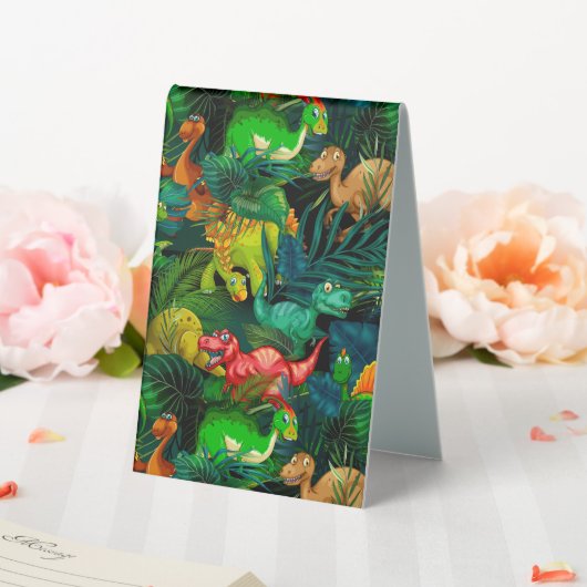 Plaque De Table Parc Dinosaur (In SItu (Mariage))
