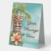 Plaque De Table Parti Tropical Tiki (Recto)