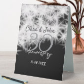 Plaque De Table Parties scintillant d'anniversaire du 30e mariage (En SItu (Tableau))
