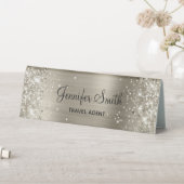 Plaque De Table Parties scintillant en platine pour fille et plaqu (En SItu (Tableau))