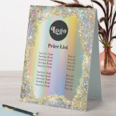 Plaque De Table Parties scintillant Faux iridescente (En SItu (Tableau))