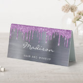 Plaque De Table Parties scintillant pourpre (En SItu (Tableau))