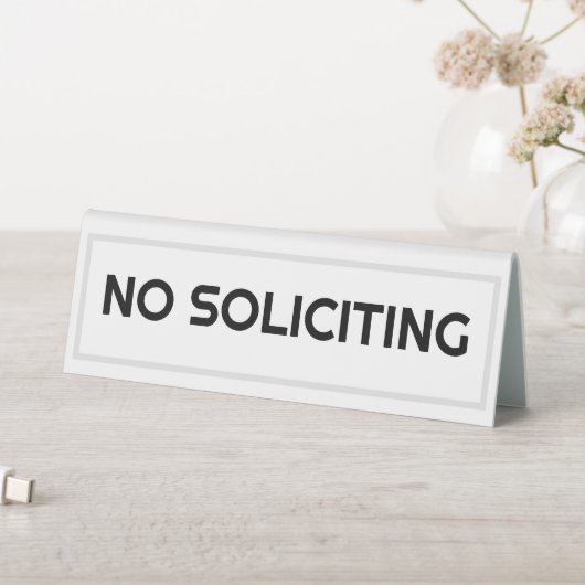 PLAQUE DE TABLE PAS DE SOLICITATION (En SItu (Tableau))