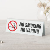 Plaque De Table Pas de tabac (En SItu (Tableau))