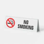 Plaque De Table Pas de tabac (Verso)