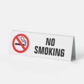 Plaque De Table Pas de tabac (Recto)