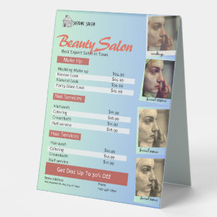 Plaque De Table Pastel Green Sky Blue Salon Tarifs