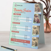 Plaque De Table Pastel Green Sky Blue Salon Tarifs (En SItu (Tableau))