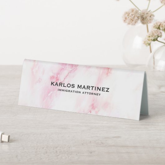 Plaque De Table Pastel Pink Marble Procureur de l'immigration (En SItu (Tableau))