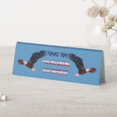 Plaque De Table Patriotique Bald Eagles Merci Pour Notre Liberté (En SItu (Tableau))