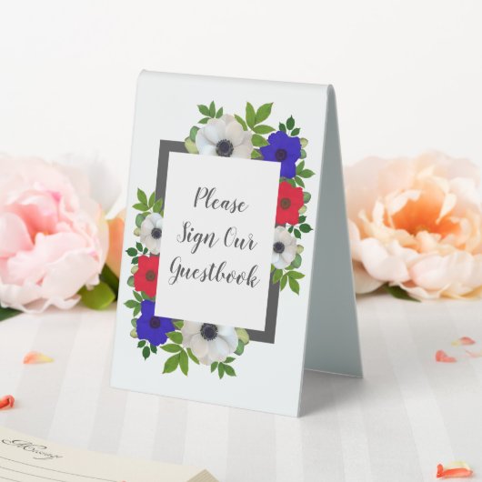 Plaque De Table Patriotique Panda Anemone Mariage (In SItu (Mariage))