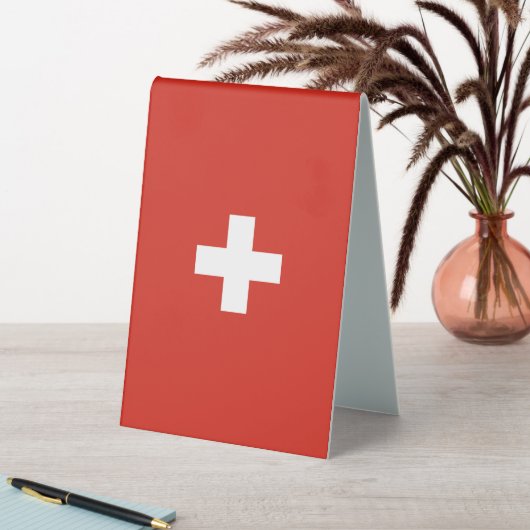 Plaque De Table pavillon suisse (En SItu (Tableau))