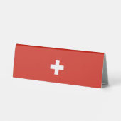 Plaque De Table pavillon suisse (Verso)