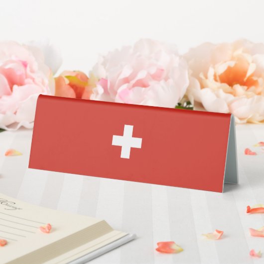 Plaque De Table pavillon suisse (In SItu (Mariage))