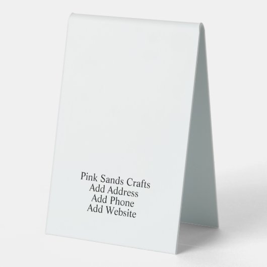 Plaque De Table Payer ici QR Code Iridescente Rainbow Hologramme (Verso)