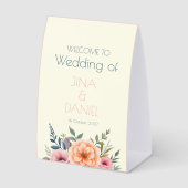 Plaque De Table Pêche et rêve pétale (Recto)