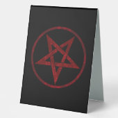 Plaque De Table Pentagram Red Devil (Recto)