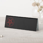 Plaque De Table Pentagram Red Devil (En SItu (Tableau))