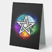 Plaque De Table pentagramme du Wiccan (Verso)