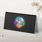 Plaque De Table pentagramme du Wiccan (En SItu (Tableau))