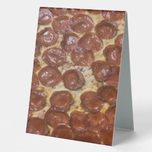 Plaque De Table Pepperoni Pizza