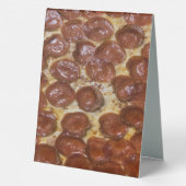 Plaque De Table Pepperoni Pizza (Verso)